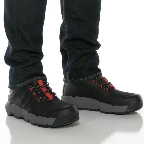 Timberland PRO Men's 10M Black Morphix 6" Work Boots Waterproof Comp Toe  LE2-6 - Picture 1 of 8